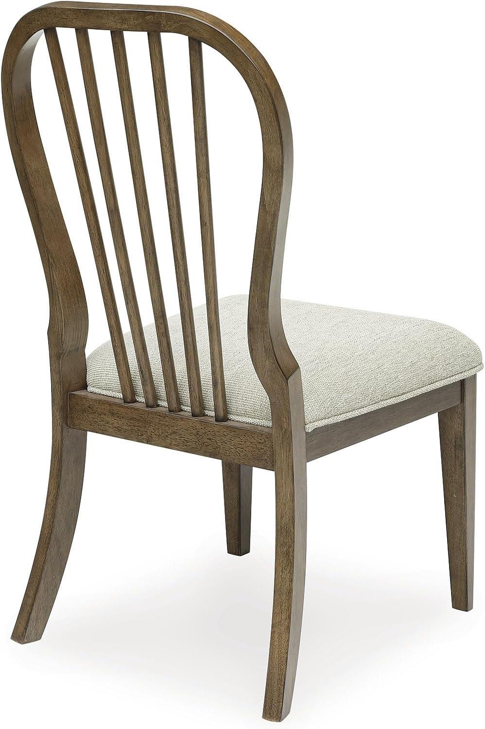 imageSignature Design by Ashley Sturlayne Solid Wood Frame Dining Chair Set of 2 Brown