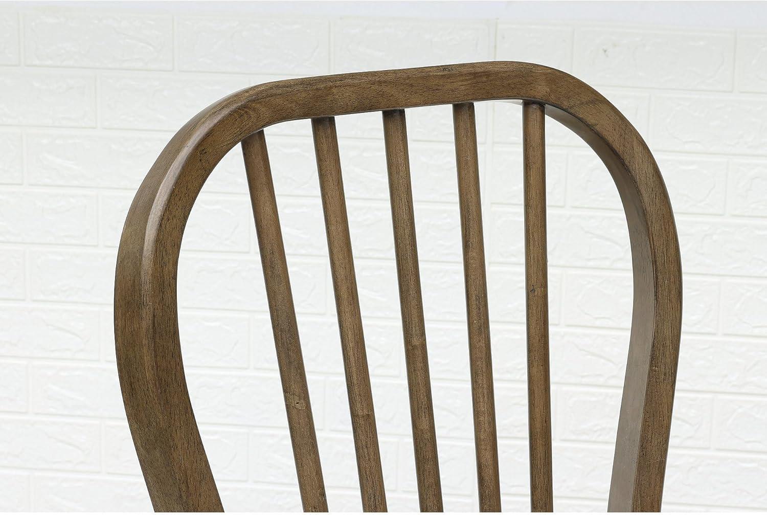 imageSignature Design by Ashley Sturlayne Solid Wood Frame Dining Chair Set of 2 Brown