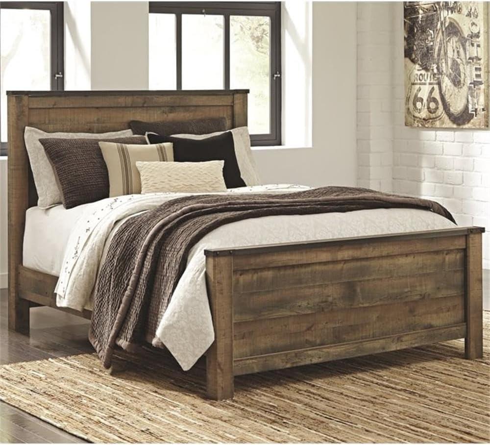 imageSignature DESIGN BY ASHLEY Furniture Signature Design Trinell Queen Panel Footboard Component Piece Brown