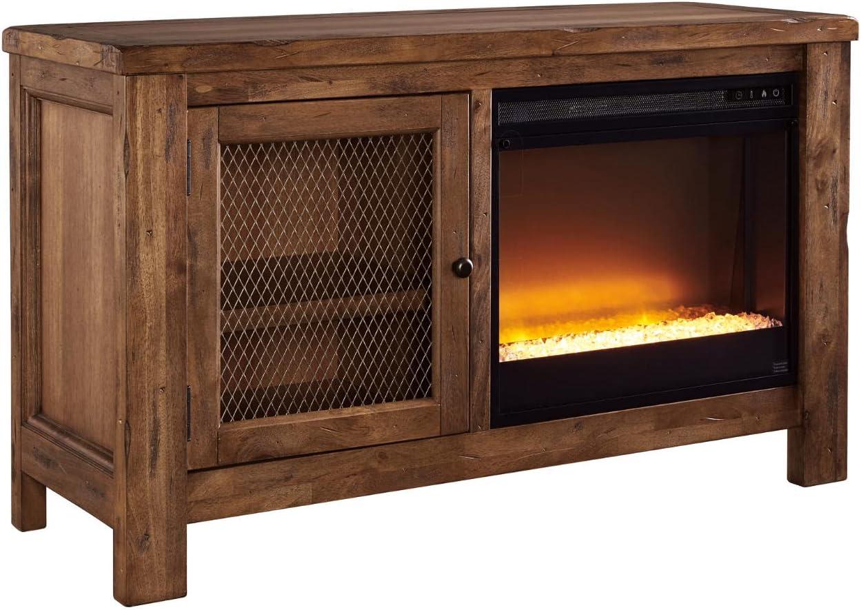 imageSignature Design by Ashley 24quot Electric Fireplace Insert with LED Remote Control 6 Temperature and 5 Brightness Settings BlackStandard