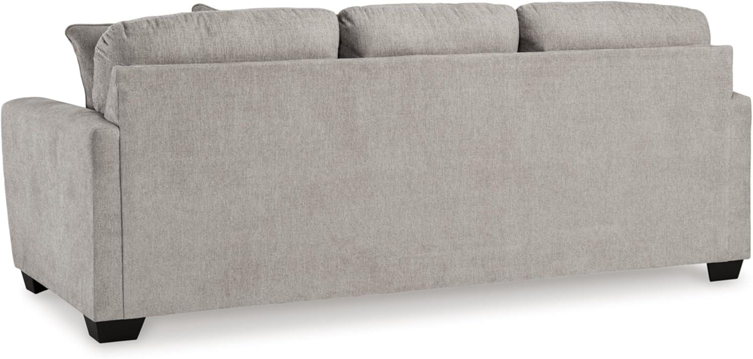imageSignature Design by Ashley Avenal Park Casual Sofa with 5 Toss Pillows Light Gray