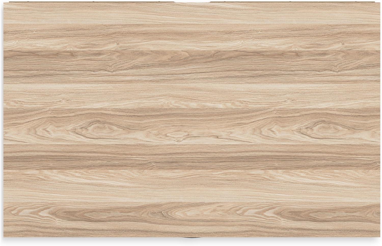 imageSignature Design by Ashley Battelle MidCentury Modern 5 Drawer Wide Chest with Safety Stop for Bedroom Light Brown