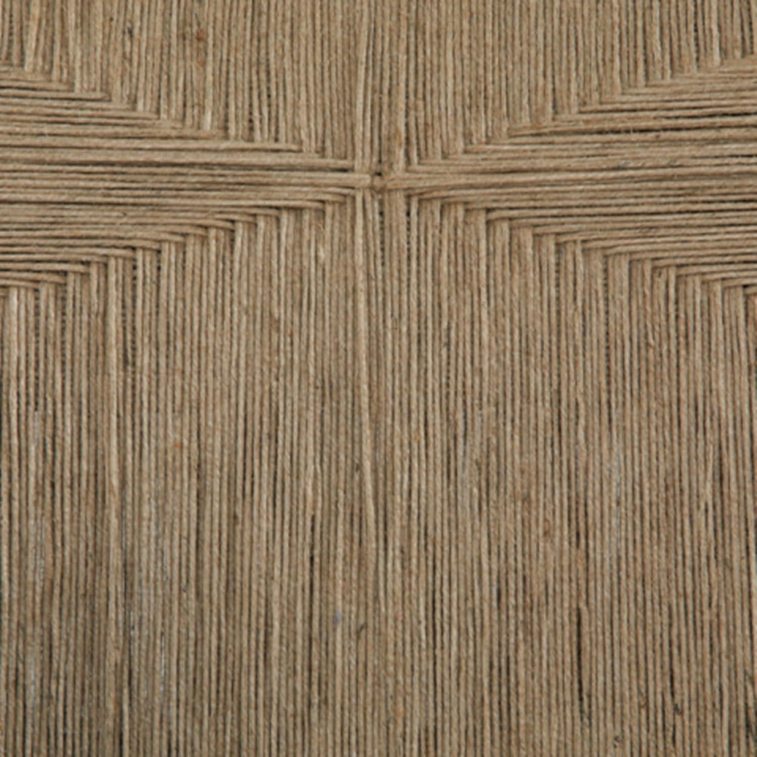 imageSignature Design by Ashley Halfmore MidCentury Modern Accent Chair with Tight Seat Track Arms and in Handwoven Natural Jute Light Brown ampamp Black