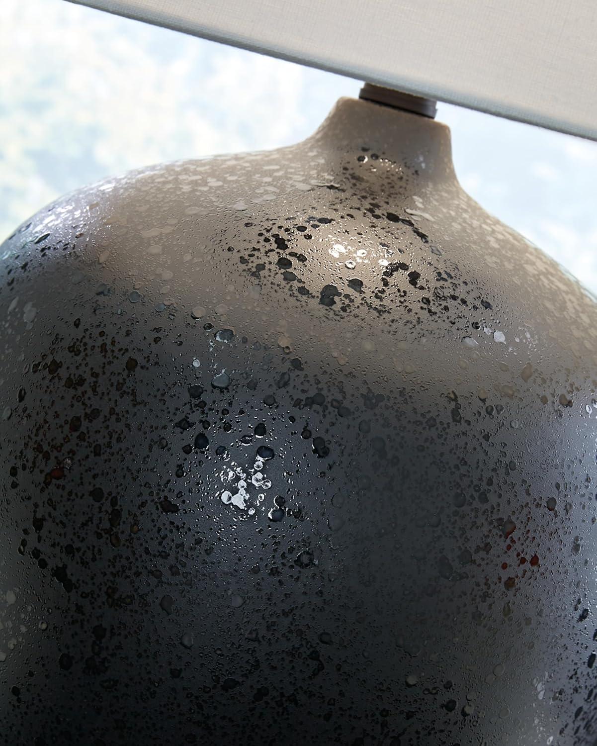 imageSignature Design by Ashley Ladstow Urban 225quot Sleek Ceramic Table Lamp Black