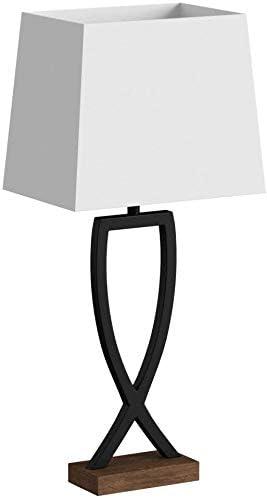 imageSignature Design by Ashley Makara Metal Minimalist Table Lamp 2 Count Lamps Black ampamp BrownMakara