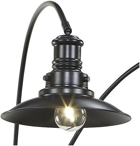 imageSignature Design by Ashley Sheriel Industrial Metal Arc Lamp with Adjustable Neck BlackBlack