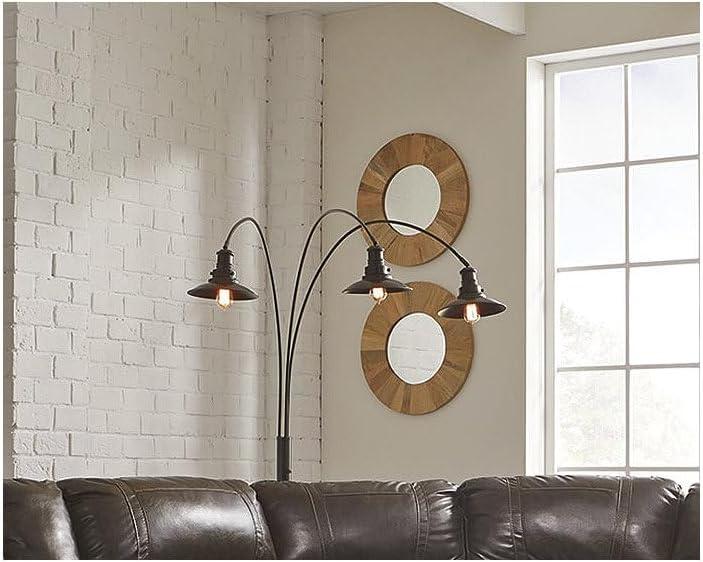 imageSignature Design by Ashley Sheriel Industrial Metal Arc Lamp with Adjustable Neck BlackBlack