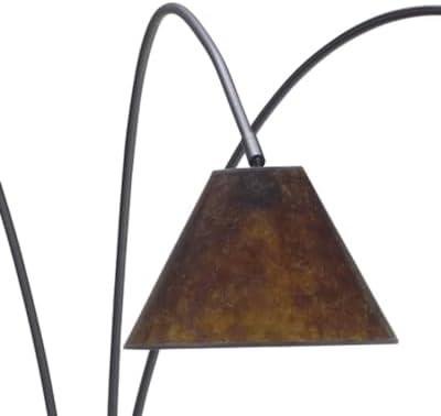 imageSignature Design by Ashley Sheriel Industrial Metal Arc Lamp with Adjustable Neck BlackBrown