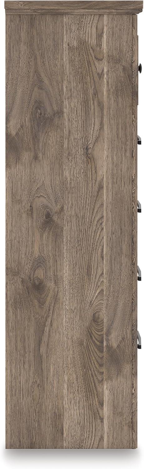 imageSignature Design by Ashley Stanziford Casual 5Drawer Chest with Wood Finish Dark Brown