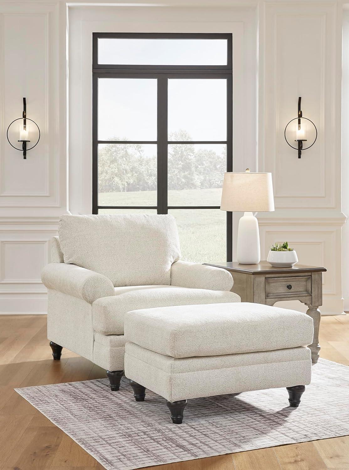 imageSignature Design by Ashley Valerani Classic Upholstered Chair Beige