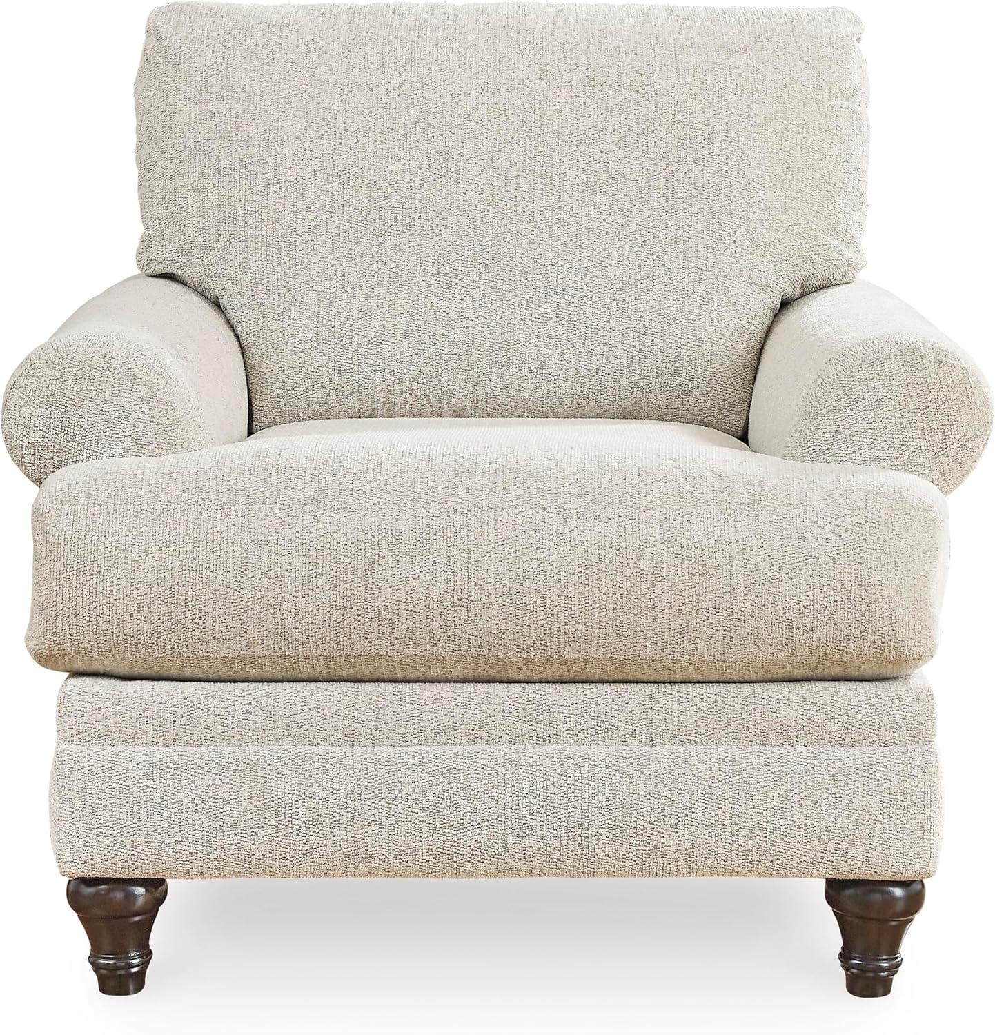 imageSignature Design by Ashley Valerani Classic Upholstered Chair Beige