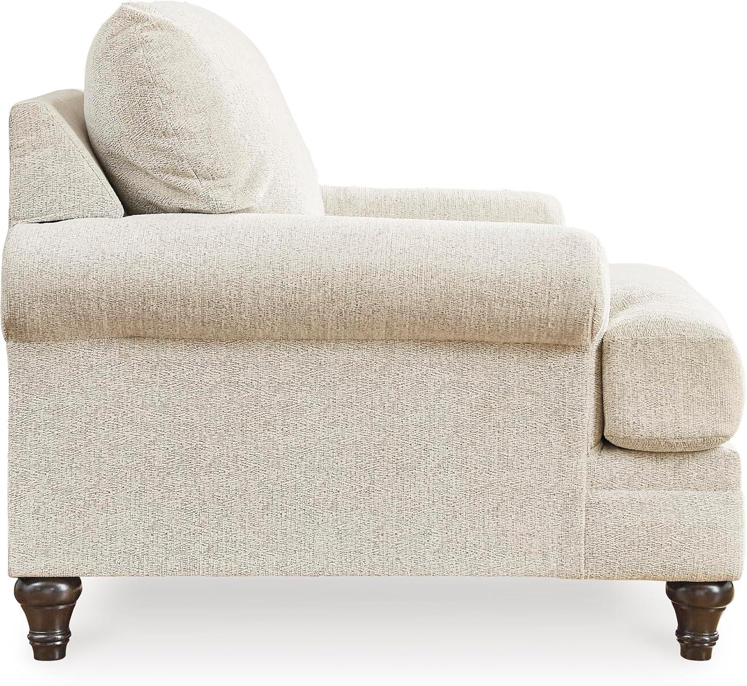 imageSignature Design by Ashley Valerani Classic Upholstered Chair Beige