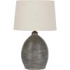 imageSignature Design by Ashley Joyelle Modern 275quot Terracotta Table Lamp Gray
