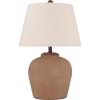 imageSignature Design by Ashley Scantor Industrial Textured Metal Table Lamp with 3Way Switch Light Brown