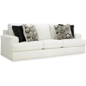 Signature Design by Ashley Karinne Coastal Sofa with Non-skid Legs, White(White)