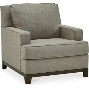 Signature Design by Ashley Kaywood Modern Track Arm Accent Chair, Grayish Brown