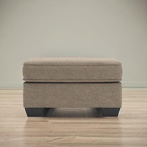 imageSignature Design by Ashley Greaves Contemporary Accent Ottoman GrayBeige