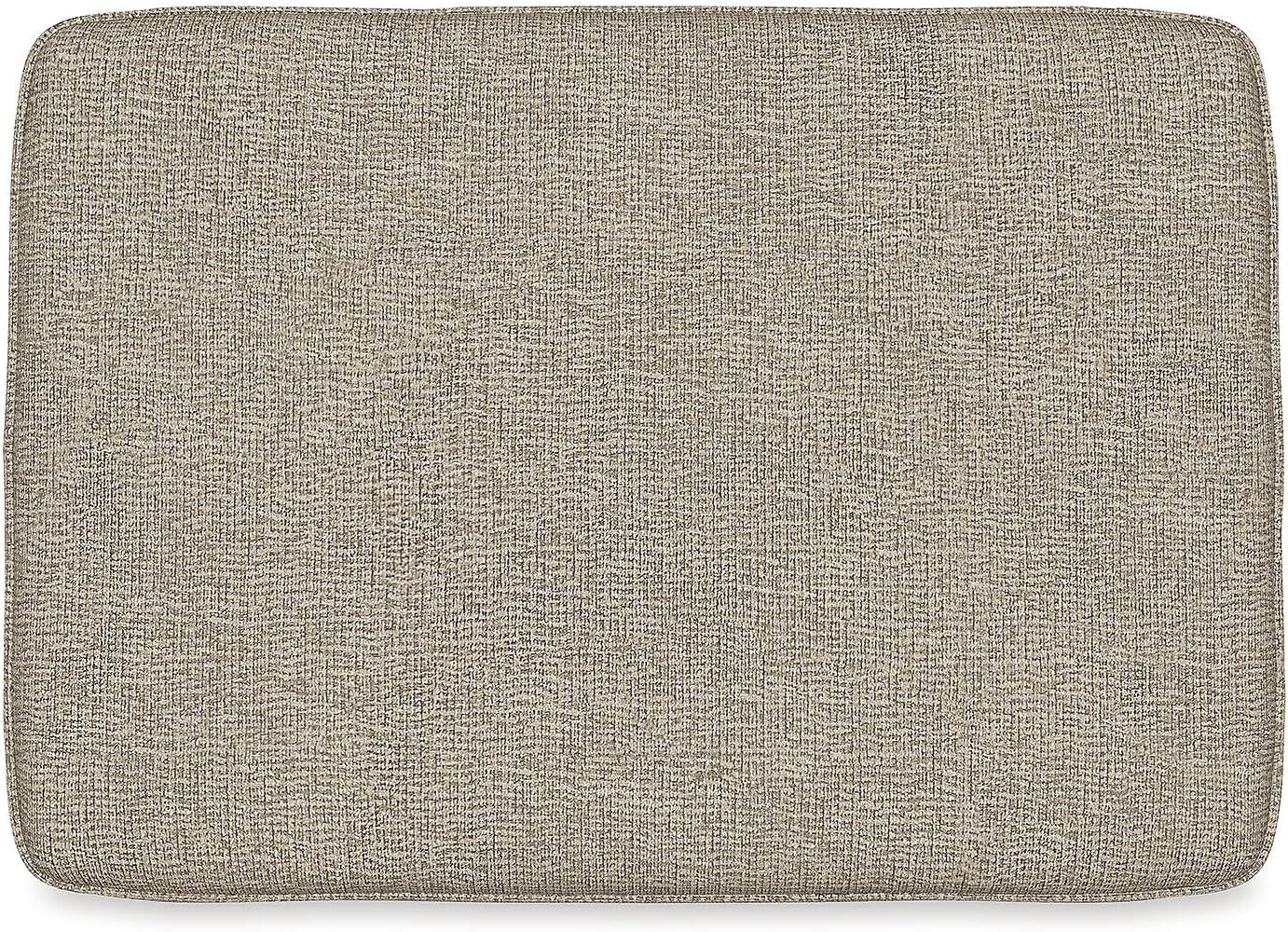 imageSignature Design by Ashley Greaves Contemporary Accent Ottoman GrayBeige