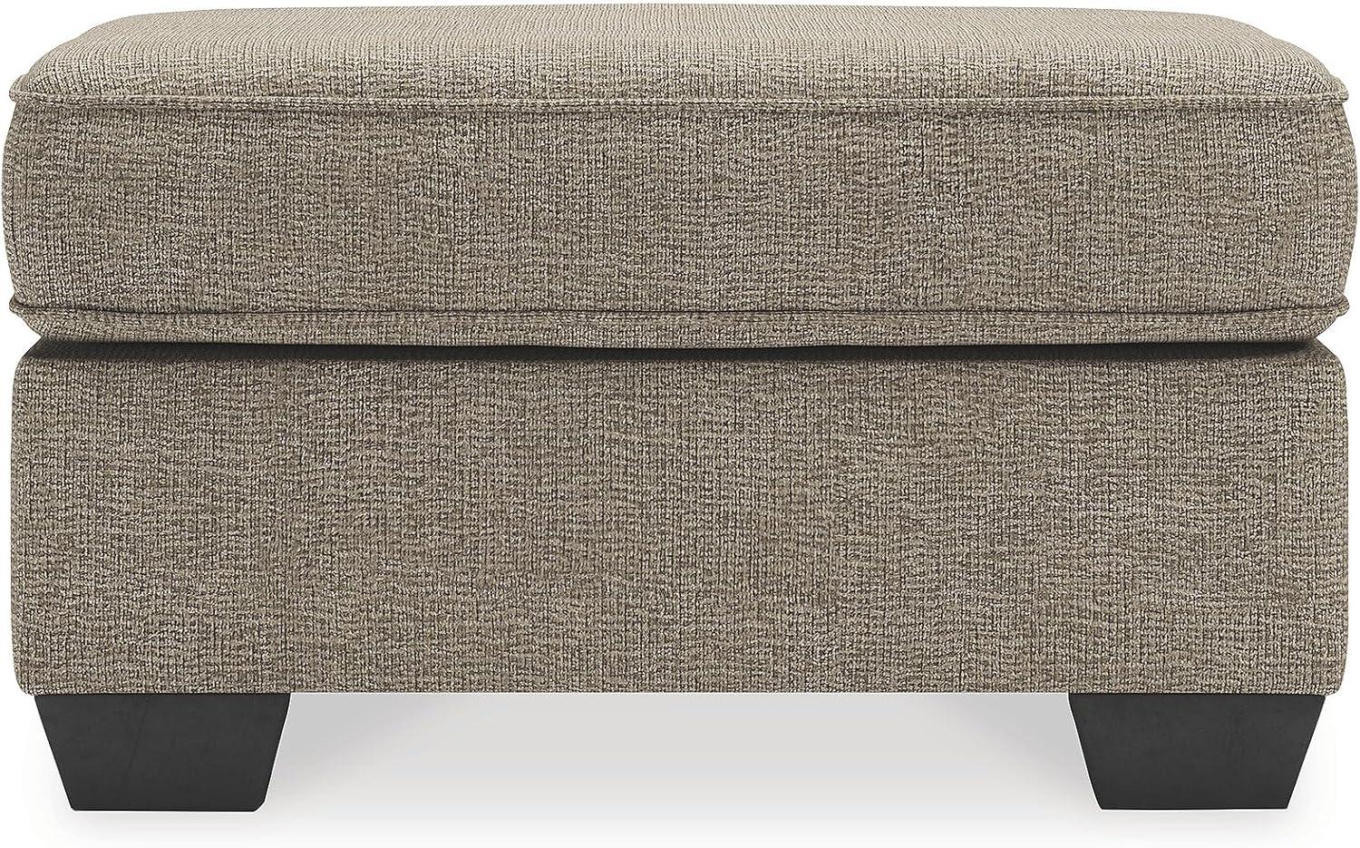 imageSignature Design by Ashley Greaves Contemporary Accent Ottoman GrayBeige