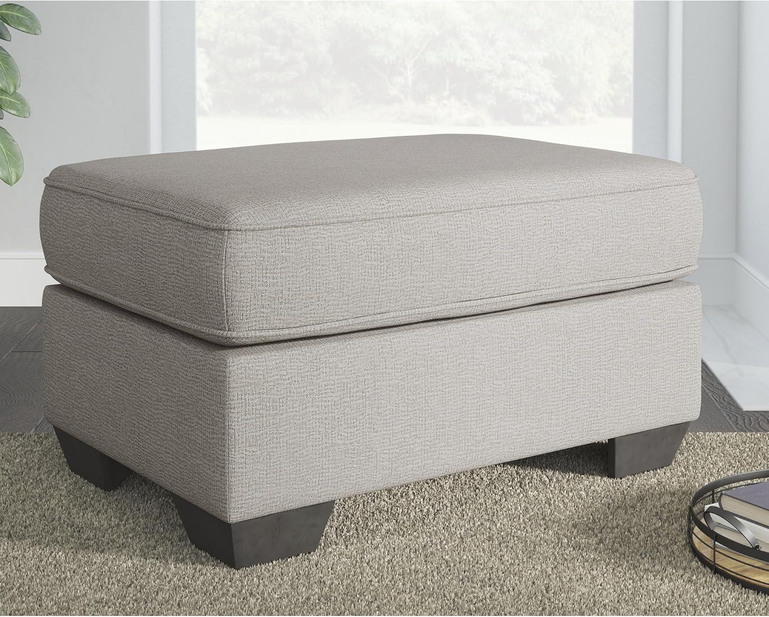 imageSignature Design by Ashley Greaves Contemporary Accent Ottoman GrayGrey
