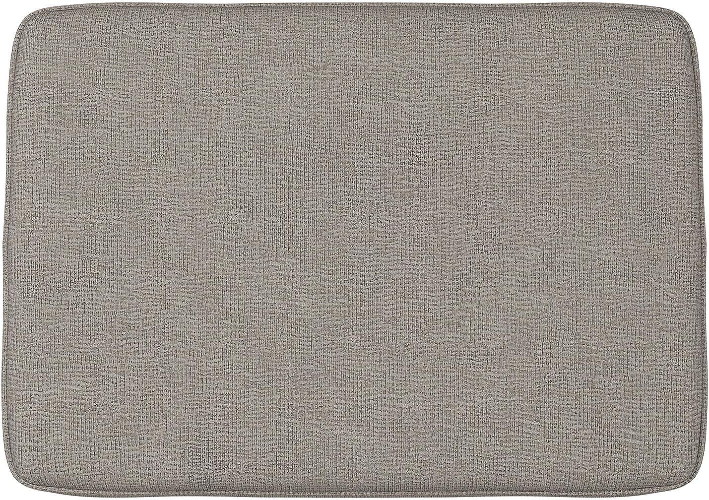 imageSignature Design by Ashley Greaves Contemporary Accent Ottoman GrayGrey