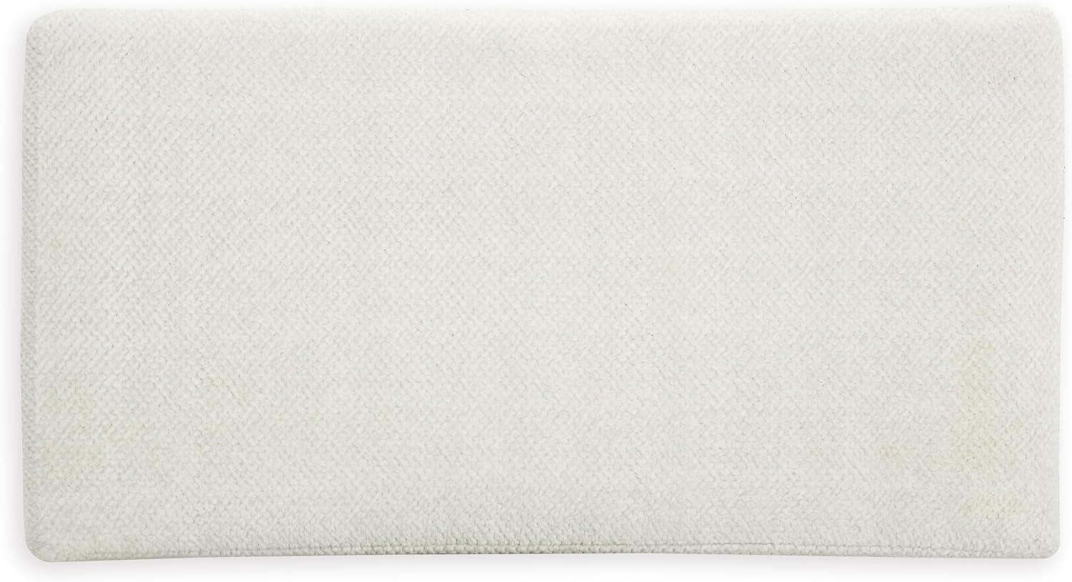 imageSignature Design by Ashley Karinne Contemporary Upholstered Oversized Accent Ottoman with NonSkid Legs WhiteWhite