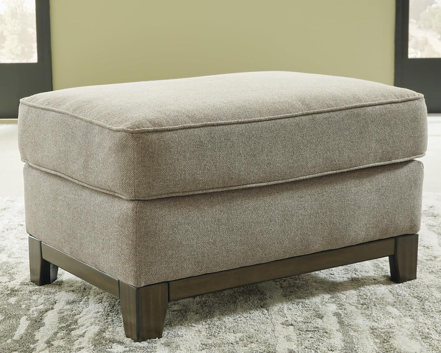 imageSignature Design by Ashley Kaywood Casual Rectangular Ottoman Light Gray