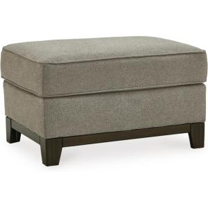 Signature Design by Ashley Kaywood Casual Rectangular Ottoman, Light Gray