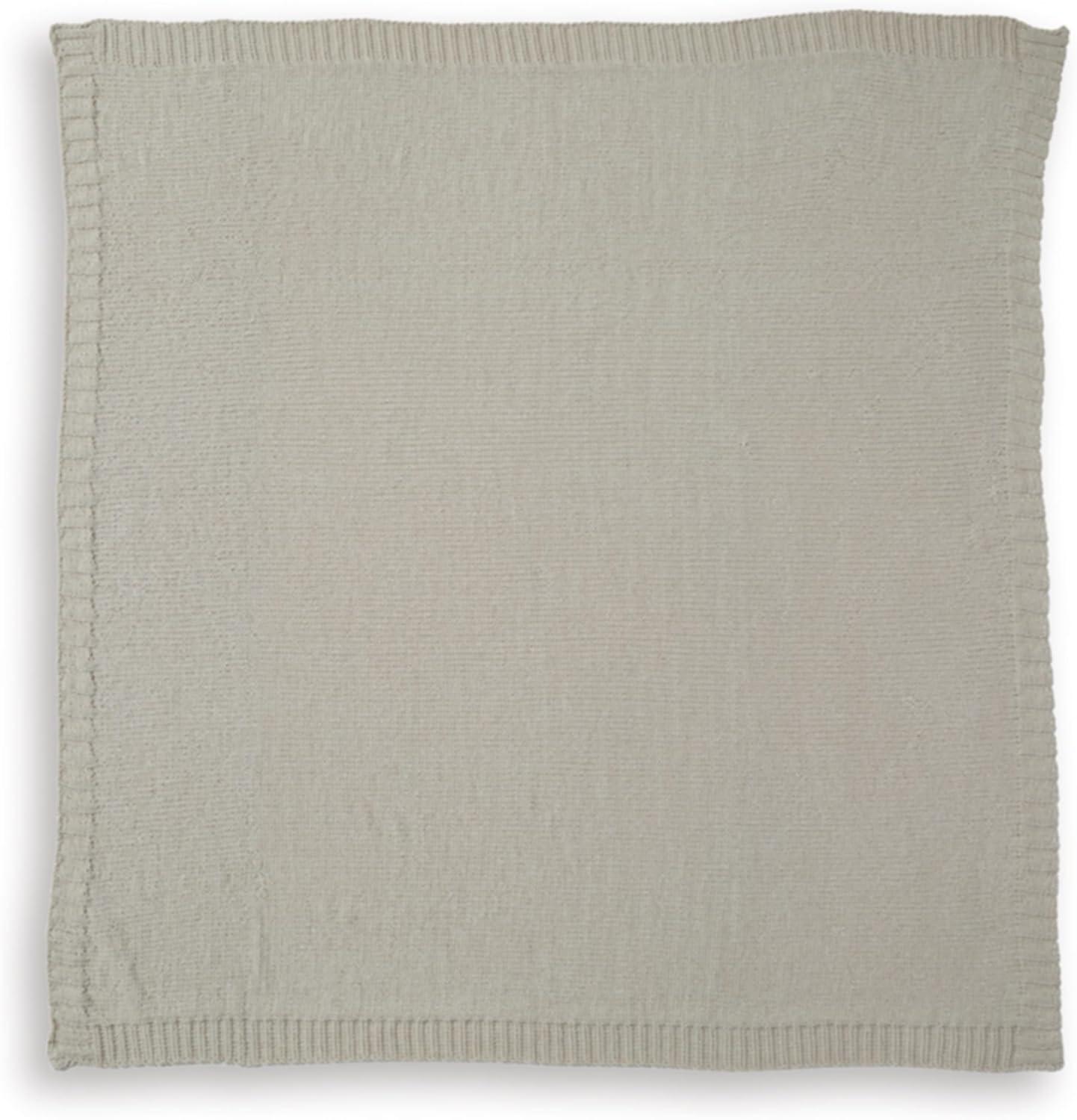 imageSignature Design by Ashley Anawood Farmhouse Washable Knitted Throw with Border Edge Dark BrownBeige