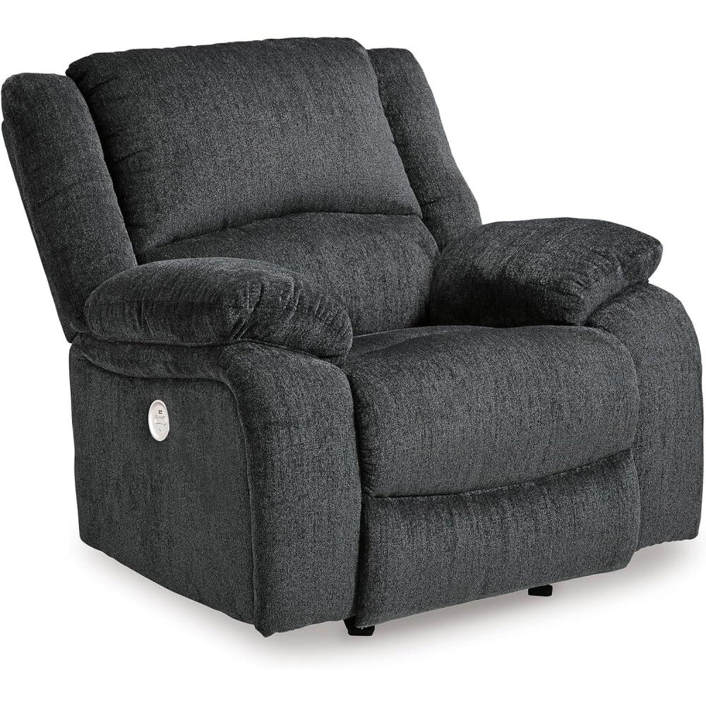 imageSignature Design by Ashley Draycoll Contemporary Power Rocker Recliner Dark GrayPower