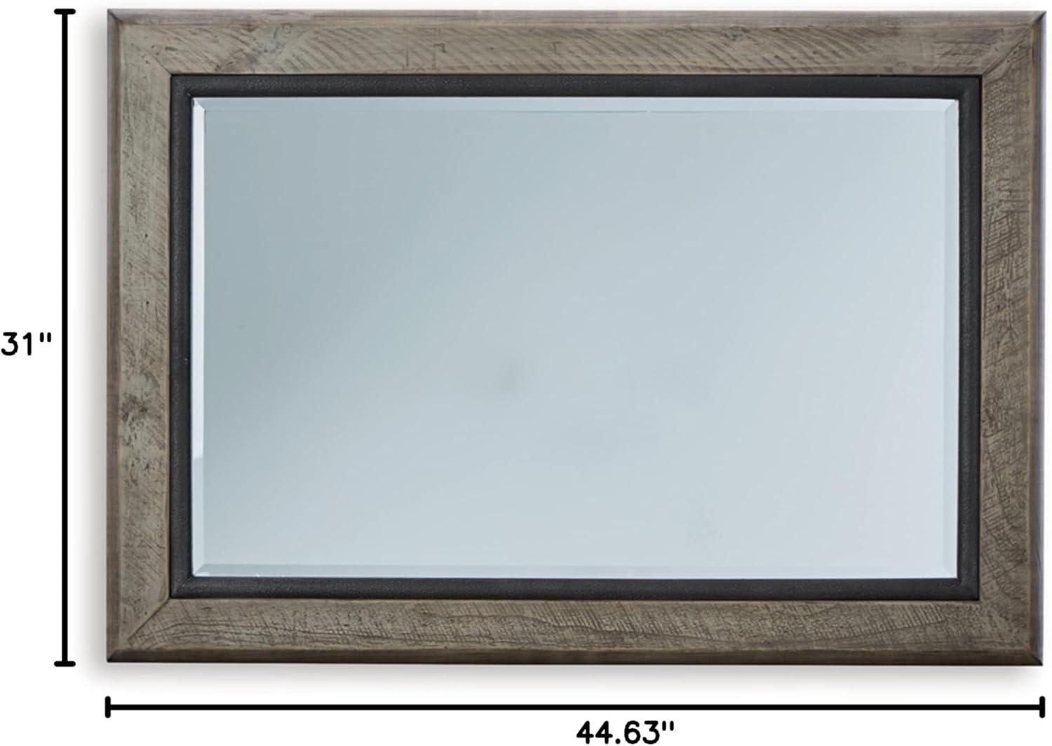 imageSignature Design by Ashley Brennagan Bedroom Mirror Dresser Sold Separately Gray