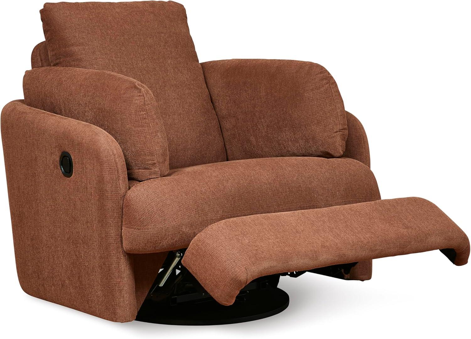 imageSignature Design by Ashley Modmax Contemporary Modular Stain Resistant 3Piece Sofa with Removable Zippered Covers and 2 Accent Pillows Reversible Back and Seat Cushions BlueBurnt Orange