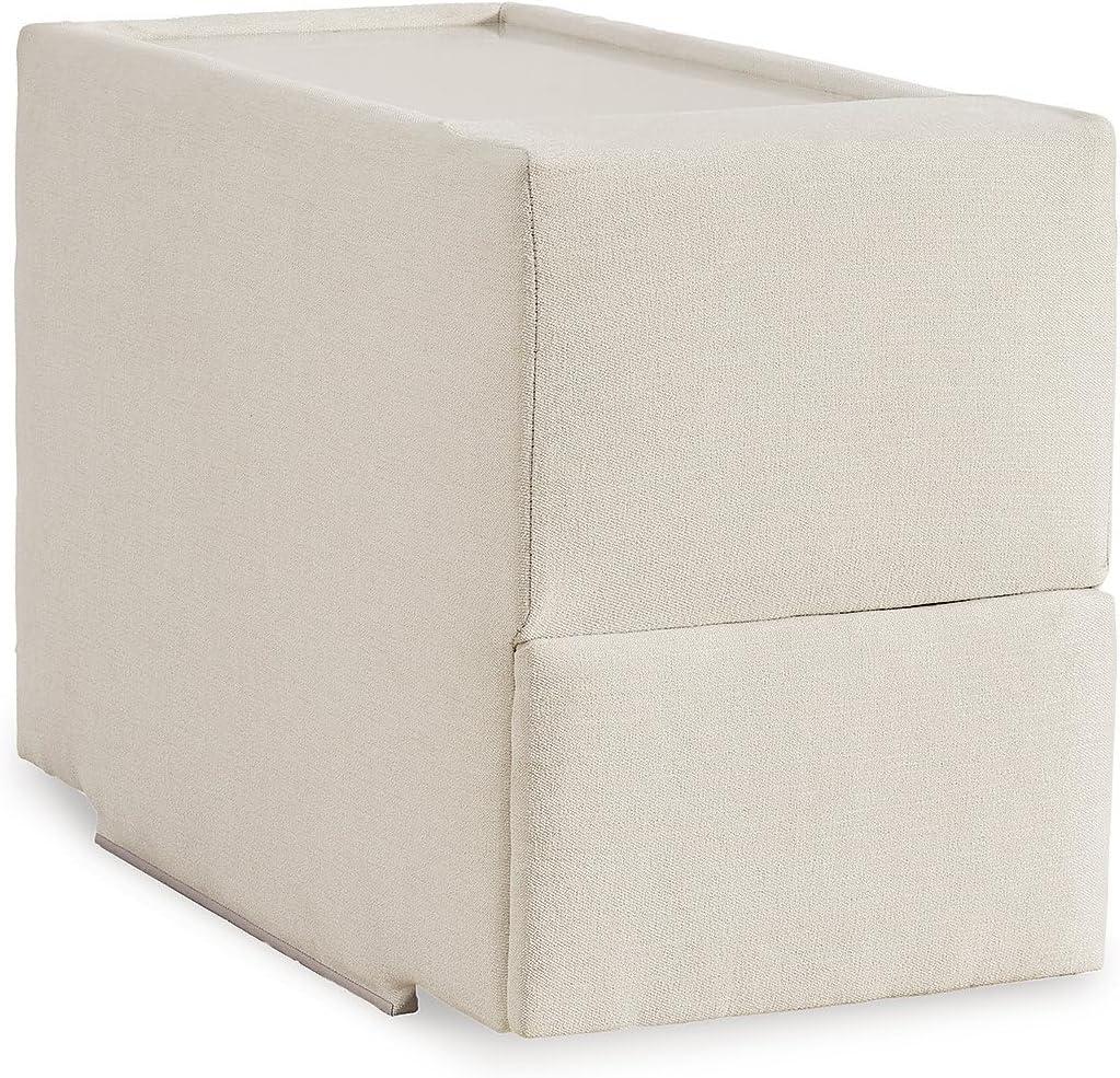 imageSignature Design by Ashley Modmax Contemporary Modular Stain Resistant 3Piece Sofa with Removable Zippered Covers and 2 Accent Pillows Reversible Back and Seat Cushions BlueBeige