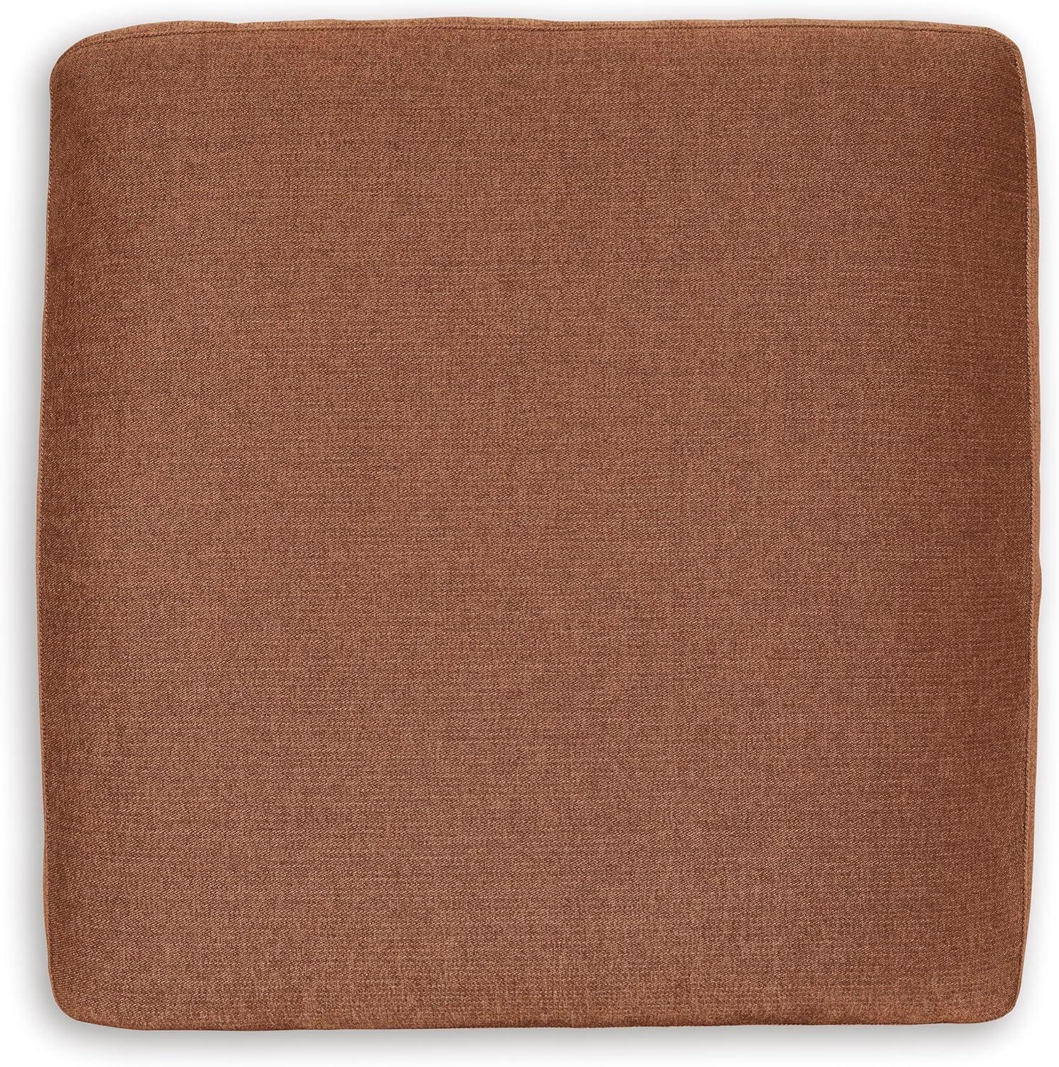 imageSignature Design by Ashley Modmax Contemporary Modular Stain Resistant 3Piece Sofa with Removable Zippered Covers and 2 Accent Pillows Reversible Back and Seat Cushions BlueBurnt Orange
