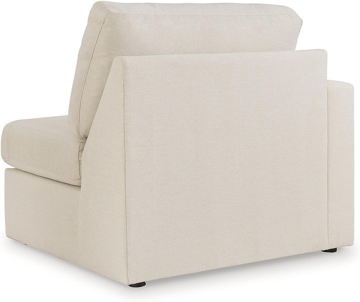 imageSignature Design by Ashley Modmax Contemporary Modular Stain Resistant 3Piece Sofa with Removable Zippered Covers and 2 Accent Pillows Reversible Back and Seat Cushions BlueBeige