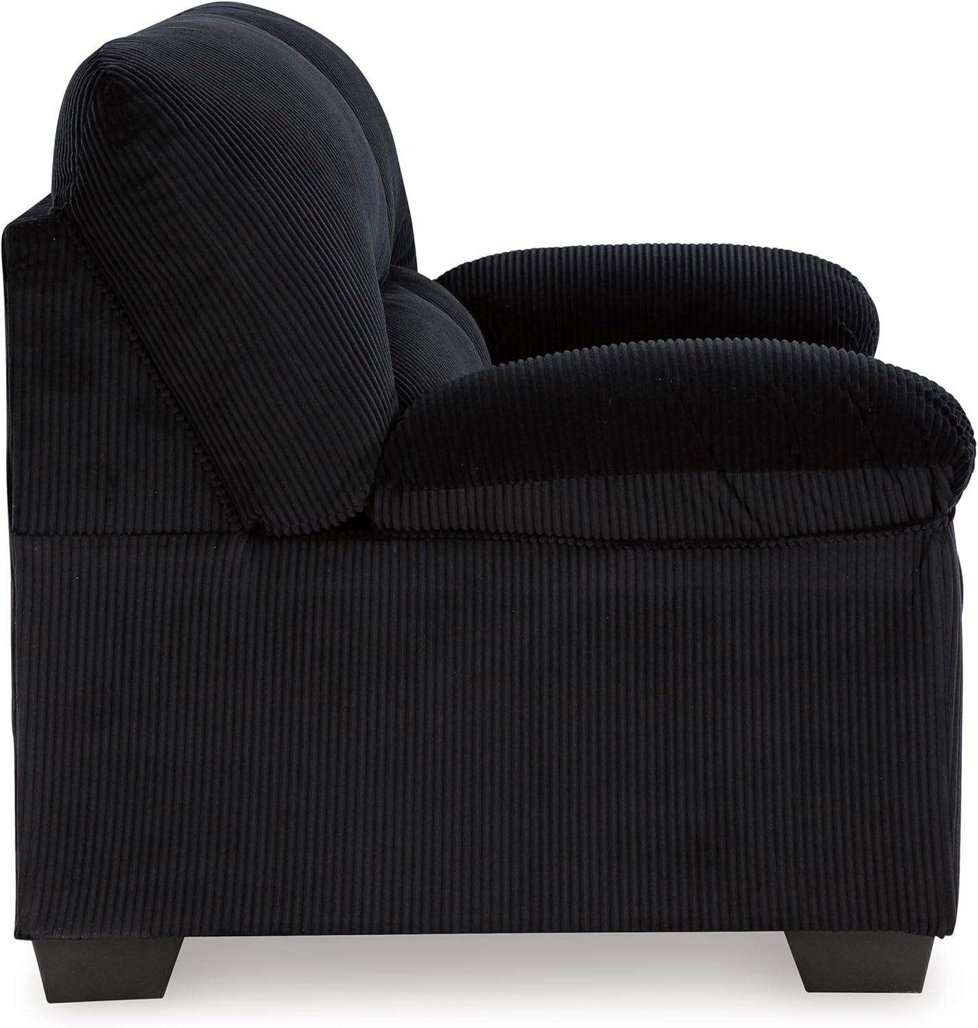 imageSignature Design by Ashley SimpleJoy Contemporary Loveseat for Living Room BlueBlack