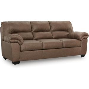 Signature Design by Ashley Walker Point Contemporary Sofa with Removable Cushion, Light Brown