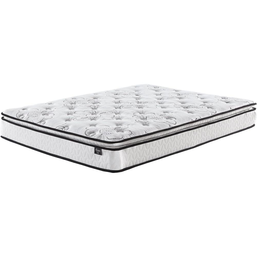 imageSignature Design by Ashley Queen Size Palisades 16 Inch Euro Top Hybrid Mattress with Quick Response Gel Memory Foam Fiberglass Free Mattress In A BoxKing