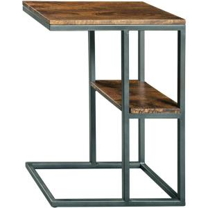 Signature Design by Ashley Forestmin Modern Accent Chairside End Table, Brown and Black