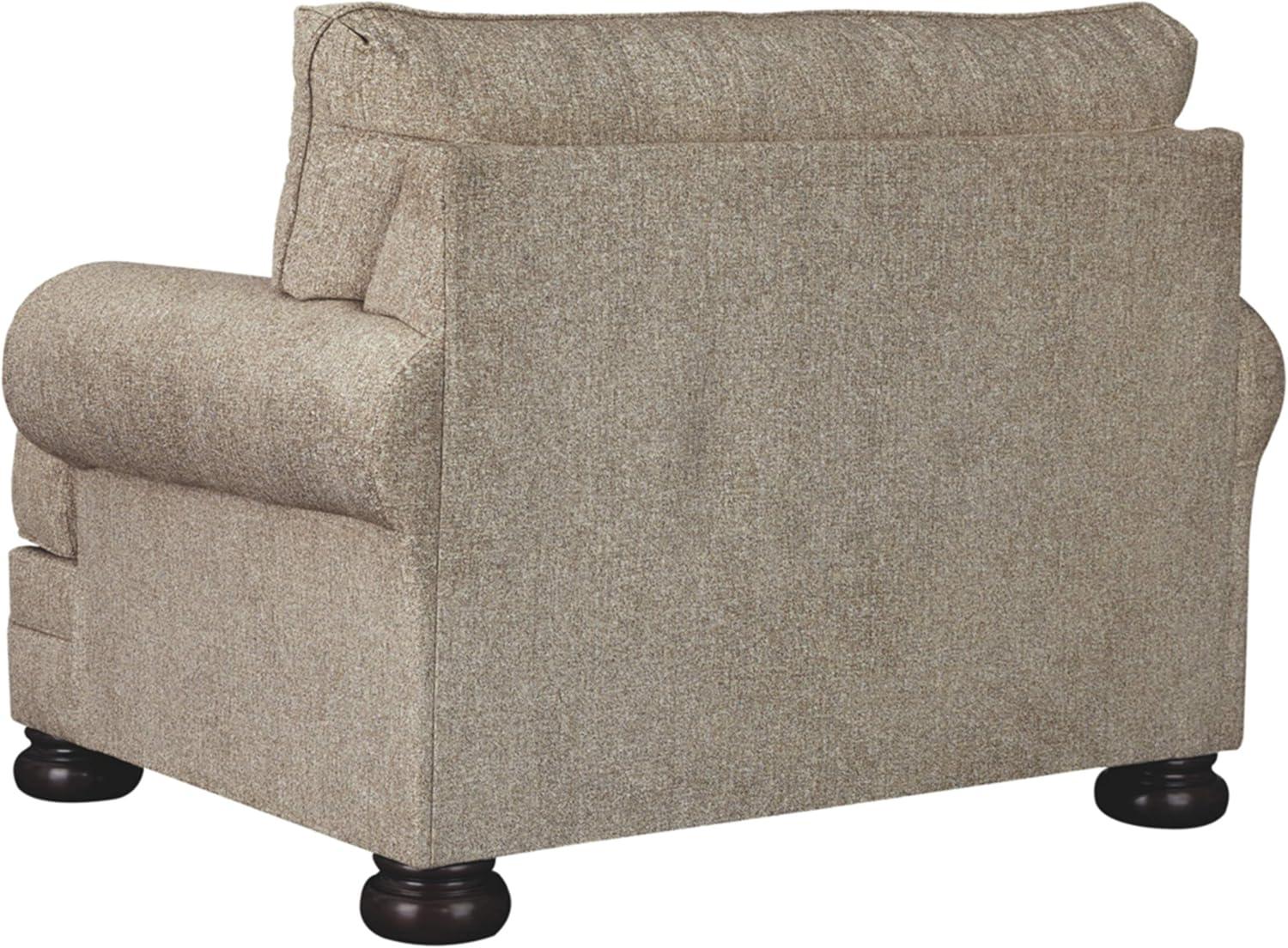imageSignature Design by Ashley Kananwood New Traditional Chair and a Half Light BrownRustic
