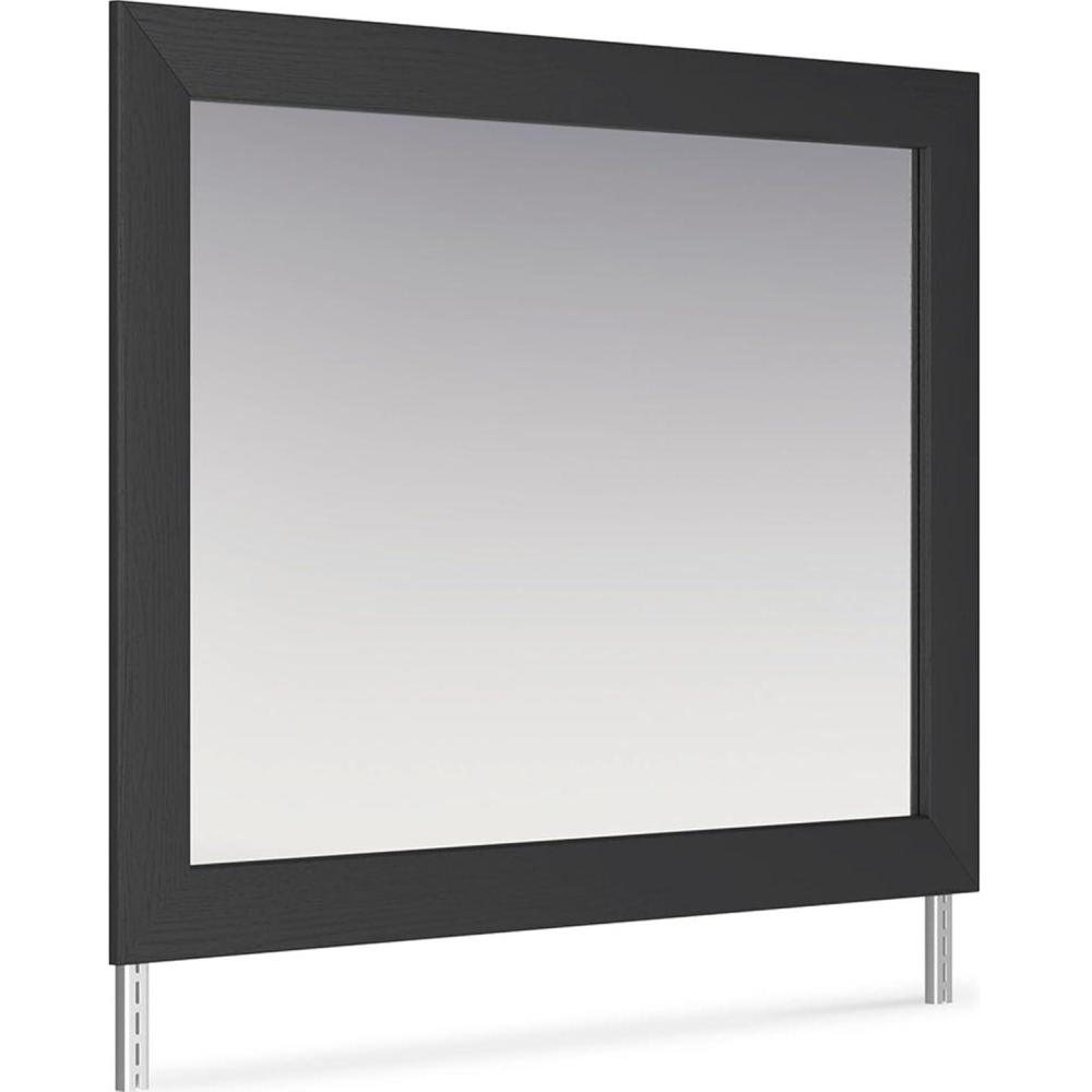 imageAshley Furniture Vertani Black Bedroom Mirror