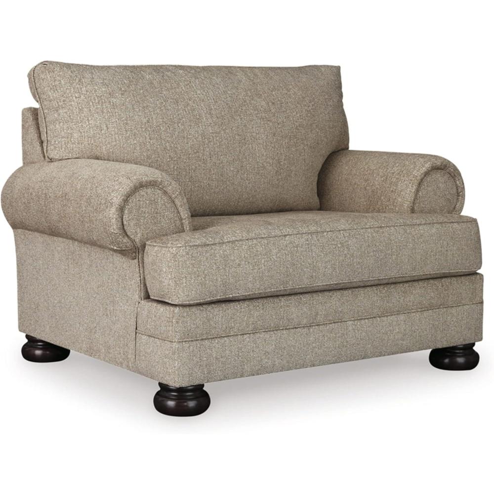 imageSignature Design by Ashley Kananwood New Traditional Chair and a Half Light BrownRustic