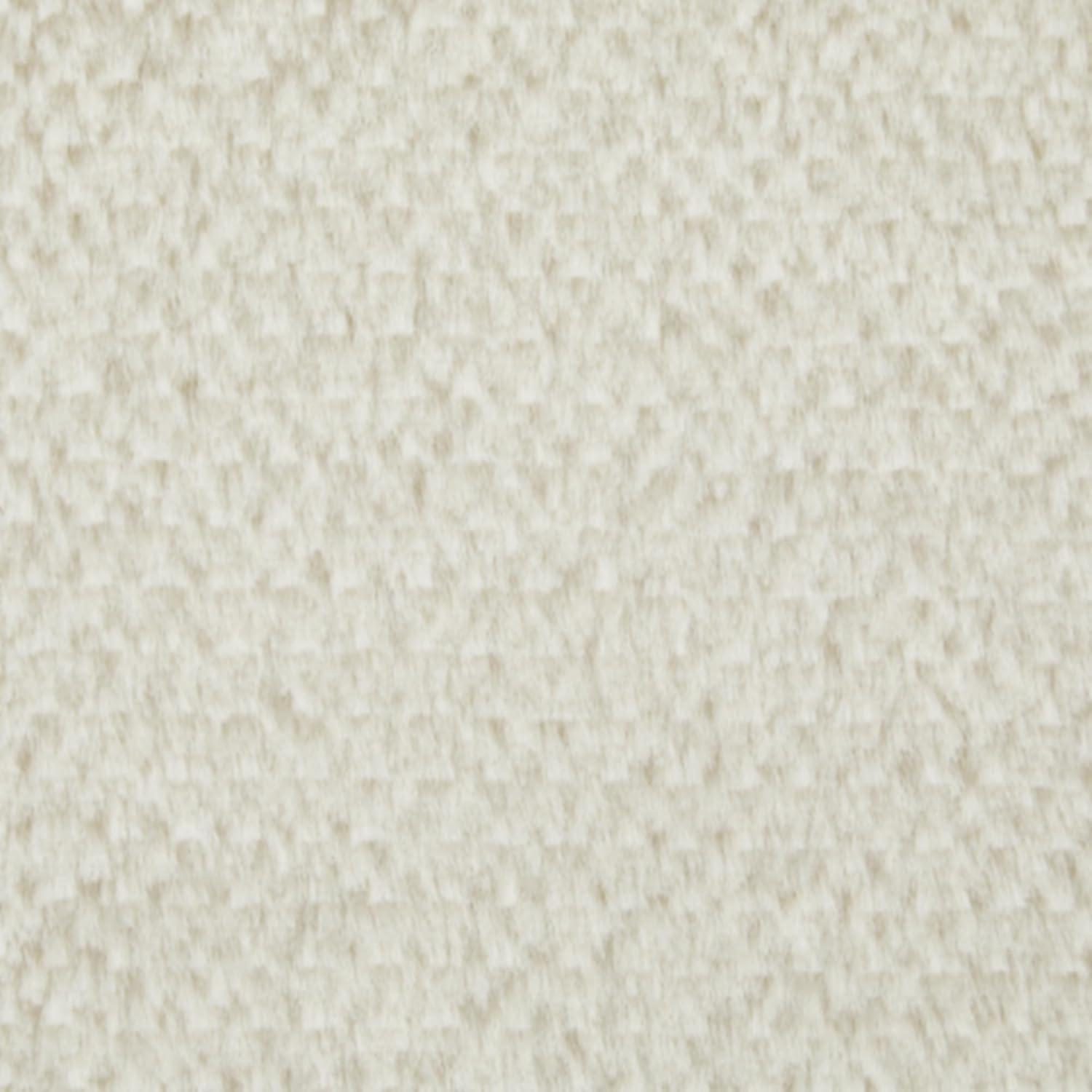 imageSignature Design by Ashley Brettner Coastal Faux Fur Tufted Upholstered Armless Accent Chair with NonSkid Legs White