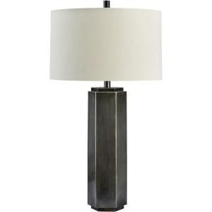 Signature Design by Ashley Dirkton Contemporary 31.38″ Table Lamp, Antique Pewter Finish