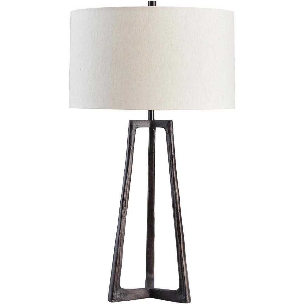 imageSignature Design by Ashley Wynlett Casual 3475quot Table Lamp Antique BlackAntique Black Finish