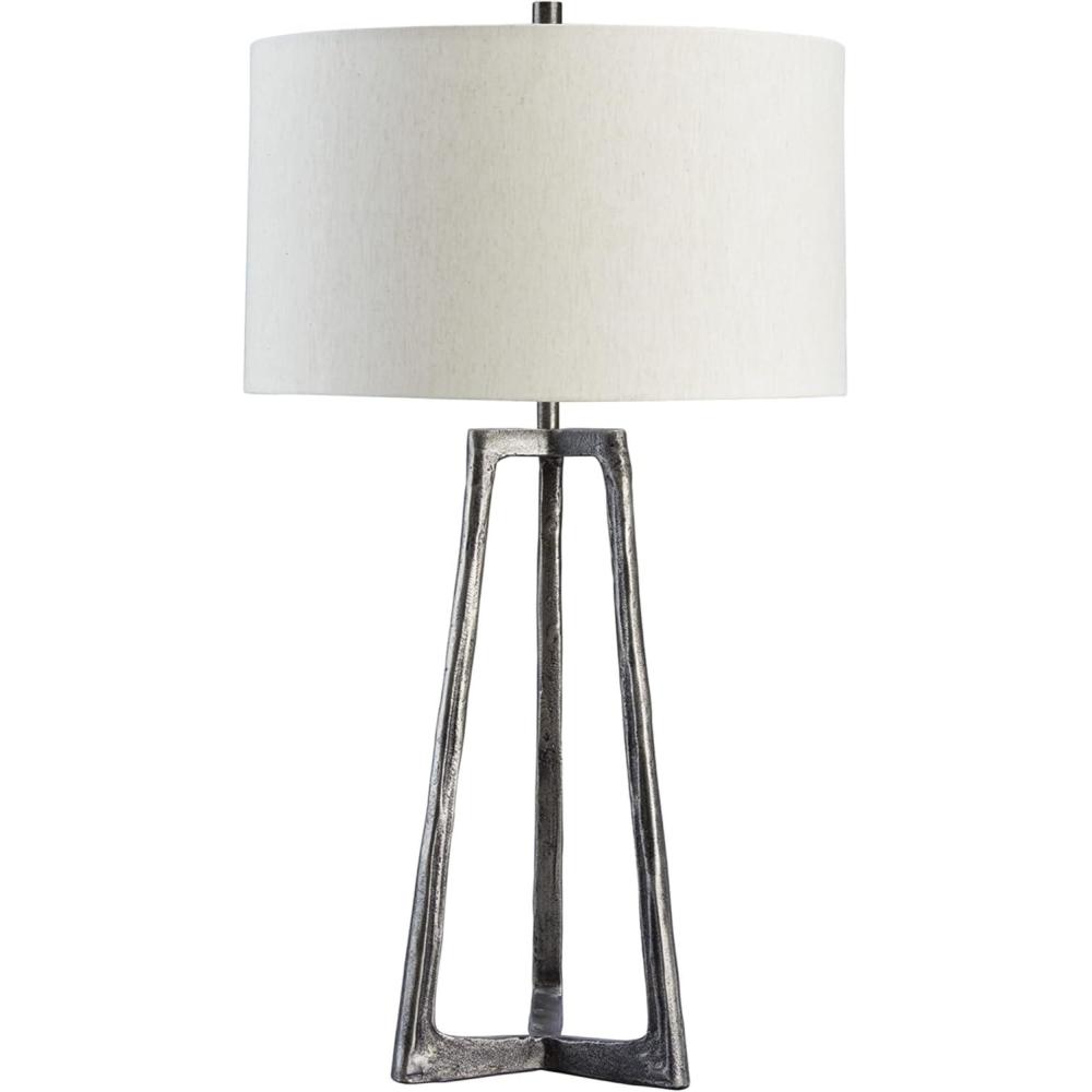 imageSignature Design by Ashley Wynlett Casual 3475quot Table Lamp Antique BlackAntique Pewter Finish