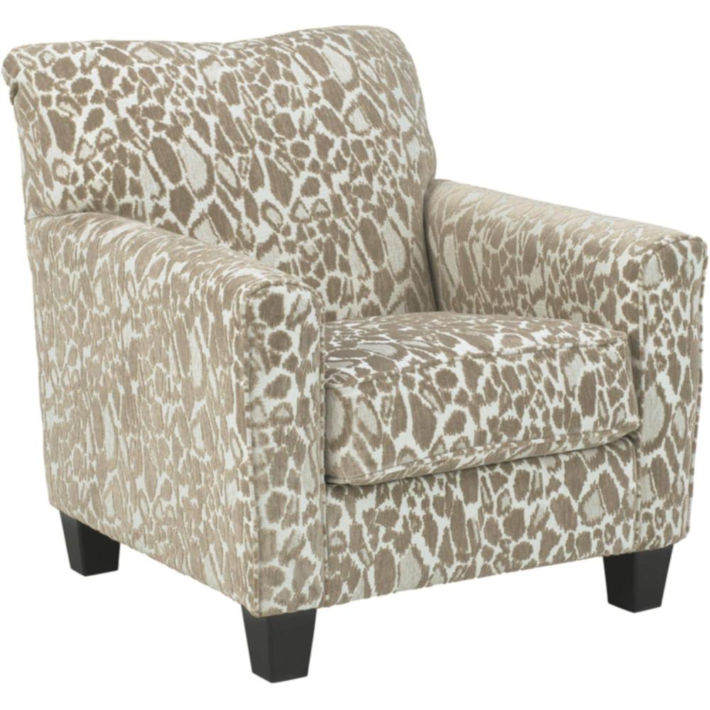 imageSignature Design by Ashley Dovemont Animal Printed Accent Chair BeigeCheetah