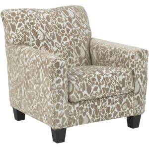 Signature Design by Ashley Dovemont Animal Printed Accent Chair, Beige(Cheetah)