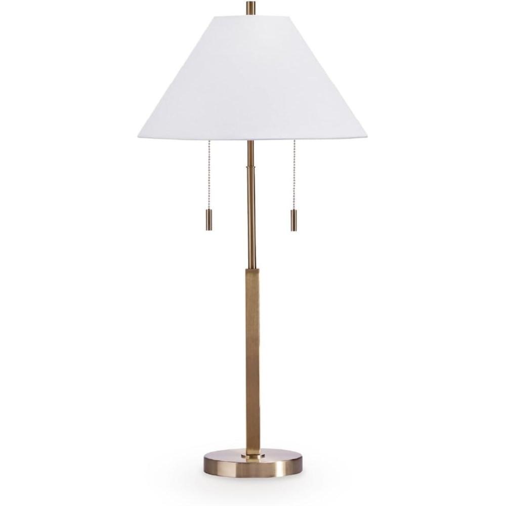 imageSignature Design by Ashley Haigwood Modern Table Lamp with Empire Shade Gold
