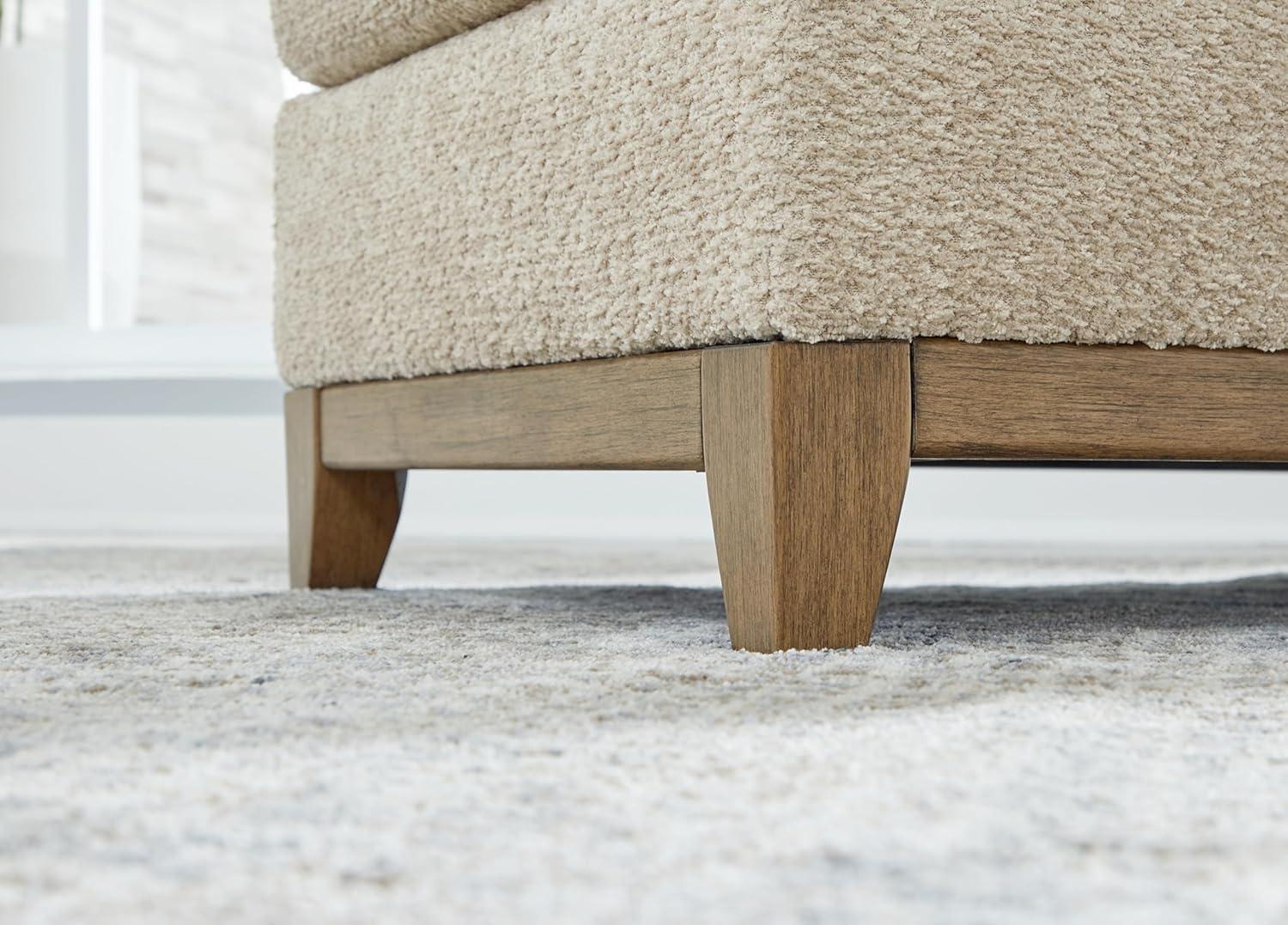 imageSignature Design by Ashley Parklynn Classic Loveseat for Living Room Beige